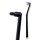 Healthy Smile Tuft Medium 6 mm Mono-Tuft Toothbrush, Black